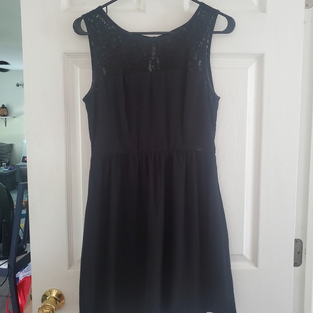AE size 2 LBD with Lace shoulder detail Like New!